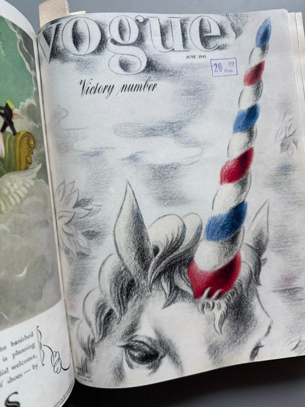 British Vogue. Lee Miller - Artículos y fotografías - WWII, 1944 - 1945 completos
