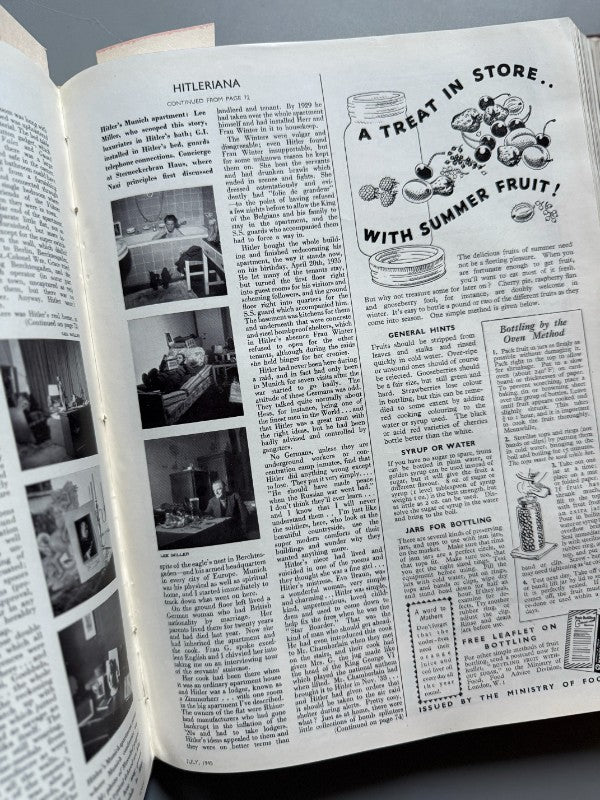 British Vogue. Lee Miller - Artículos y fotografías - WWII, 1944 - 1945 completos