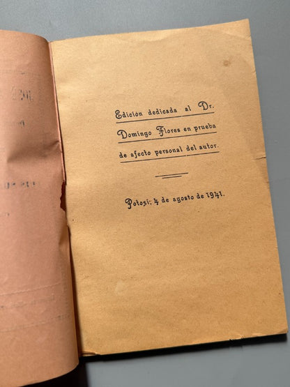 José Alonso de Ibáñez: precursor de la independencia americana, Luis Subieta Sagarnaga - Potosí 1941