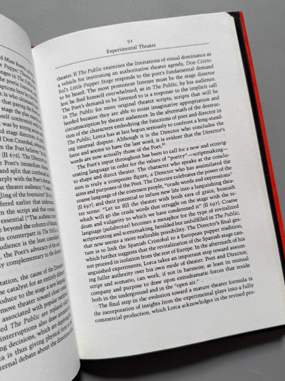 Audience and authority in the modernist theater of Federico García Lorca, C. Christopher Soufas 1996