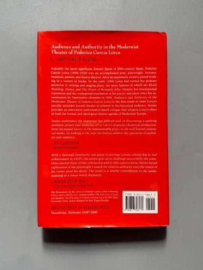 Audience and authority in the modernist theater of Federico García Lorca, C. Christopher Soufas 1996