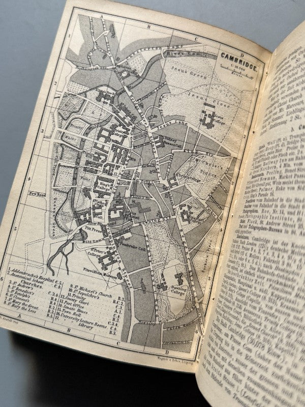Baedeker London Nebst Ausflügen nach Süd-England, Wales u Schottland - Karl Baedeker, 1875