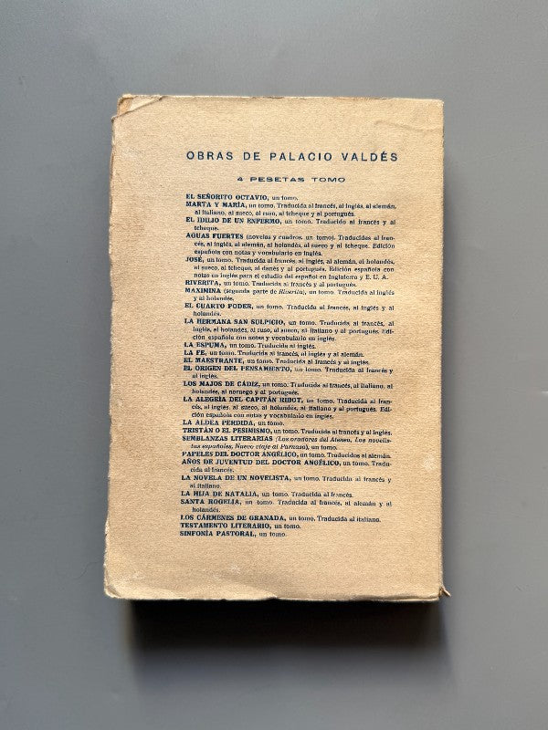 El gobierno de las mujeres, Armando Palacio Valdés - Librería General Victoriano Suárez, 1931