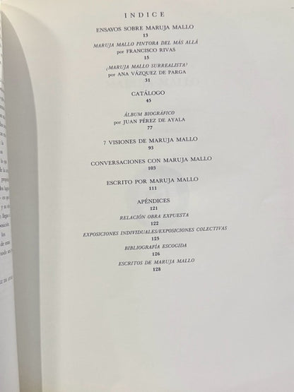 Maruja Mallo. Catálogo de exposición - Guillermo de Osma Galería, 1992