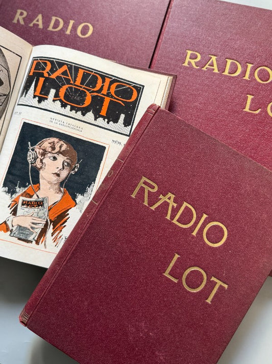 Revista Radio Lot Completa, 50 números - Barcelona, 1925-1929