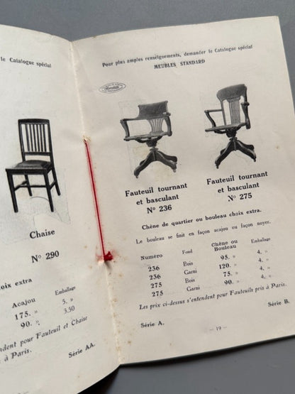 Catálogo de muebles - Meubles de bureau standard