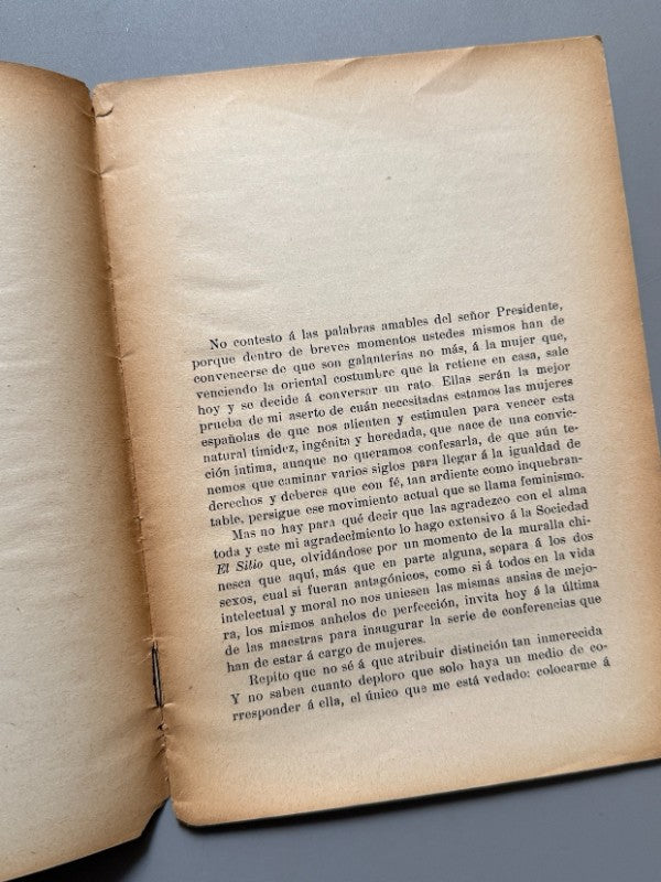 La escuela en Inglaterra y su influencia, María de Maeztu - Sociedad "El Sitio", 1909