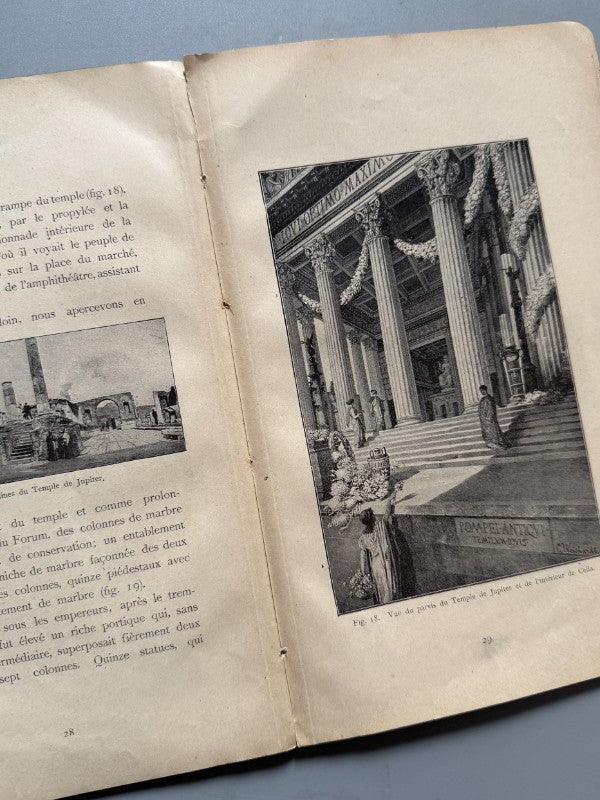 Pompéi avant sa destruction, C. Weichardt. Reconstitución de Pompeya - Schleicher Frères, 1899