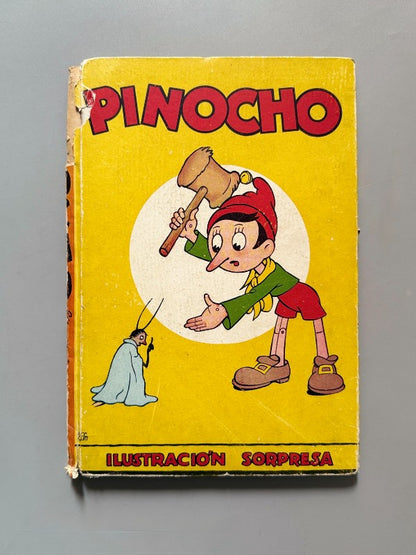 Pinocho, Carlos Collodi. Cuento pop-up - Editorial Molino, 1954