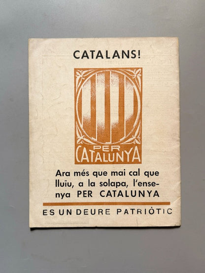 Catalans!, El Magazin Popular nº25. Guerra Civil  - 20 octubre 1938