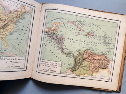 Atlas de Geografía, Juan de la G. Artero - Imprenta de M. Martí y Campaña, 1889