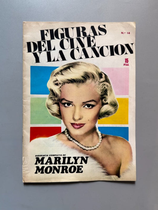 Marilyn Monroe. Figuras del cine y la canción nº14 - Iberico Europea de Ediciones, 1969