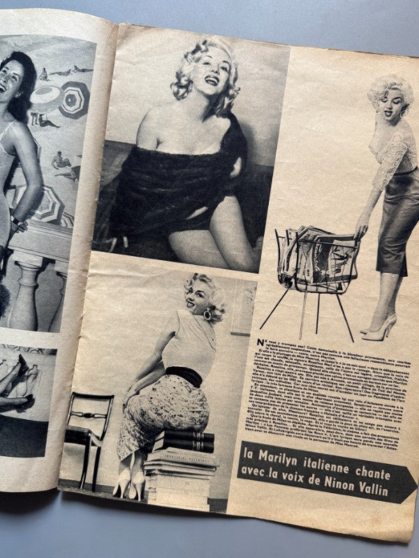 Marilyn Monroe. Revista erótica Frou-Frou, nº16 - 1954