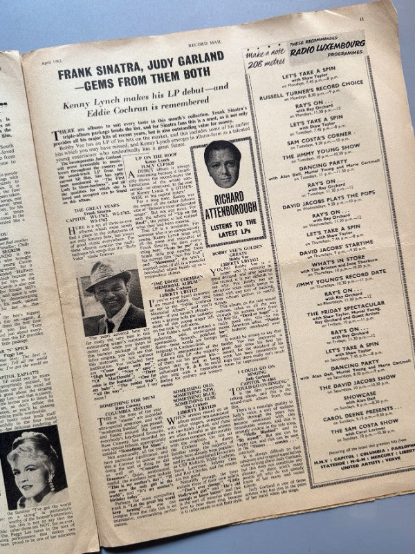 The Beatles. Record Mail - Emi Records Ltd., vol. 6 - nº4, abril de 1963