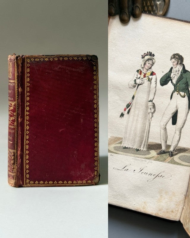Almanach des modes suivi de l'annuaire des modes. Moda francesa - Rosa Libraire, 1817