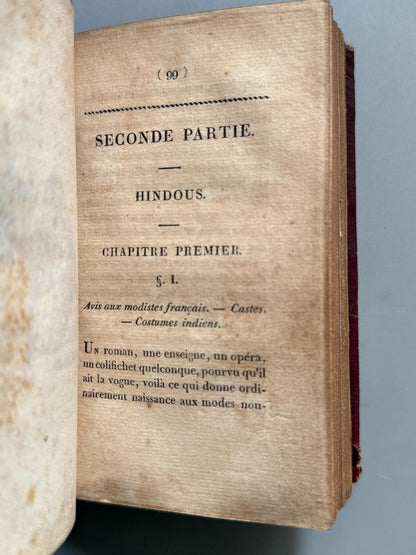 Almanach des modes suivi de l'annuaire des modes. Moda francesa - Rosa Libraire, 1817