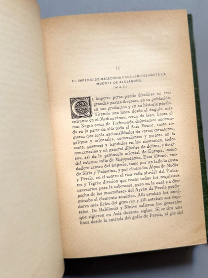 Imperio de Alejandro Magno, Juan P. Mahaffy - Historia de las Naciones. El Progreso Editorial, 1895