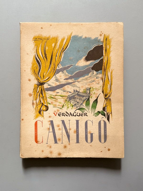 Canigó, Jacint Verdaguer (ilustraciones de Junceda) - Editorial Sala, 1945