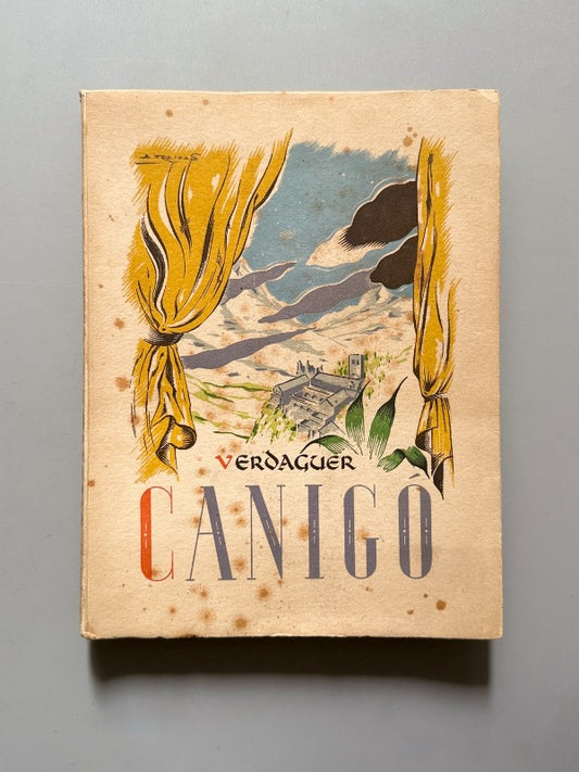 Canigó, Jacint Verdaguer (ilustraciones de Junceda) - Editorial Sala, 1945