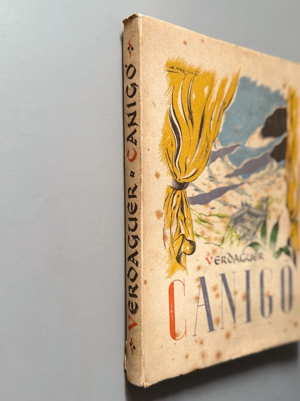 Canigó, Jacint Verdaguer (ilustraciones de Junceda) - Editorial Sala, 1945