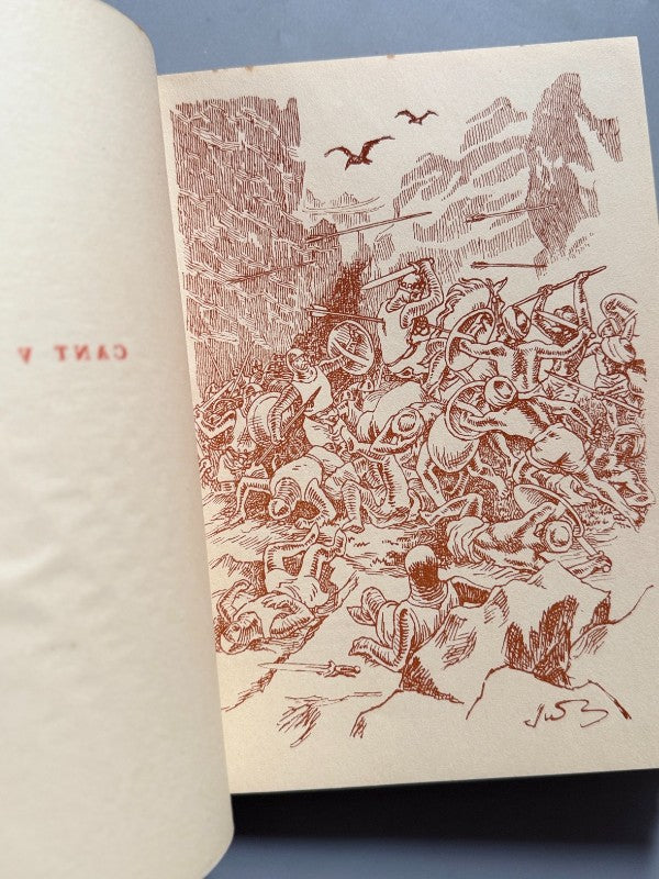 Canigó, Jacint Verdaguer (ilustraciones de Junceda) - Editorial Sala, 1945