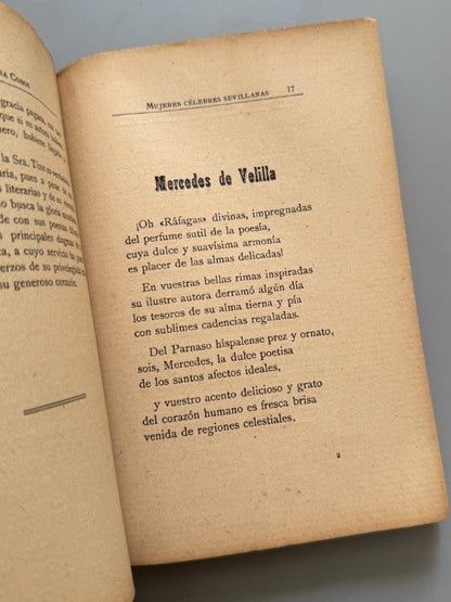 Mujeres célebres sevillanas, Amantina Cobos de Villalobos - Imp. de F. Díaz y Comp., 1917