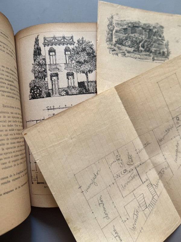 La casa, cómo se costea y se edifica, J. Doménech Mansana - Imprenta de A. Ortega, ca. 1925