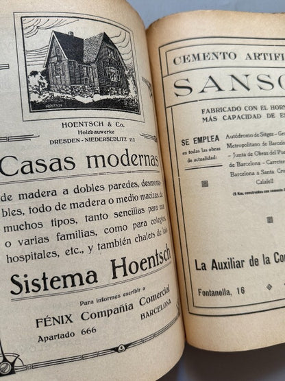 La casa, cómo se costea y se edifica, J. Doménech Mansana - Imprenta de A. Ortega, ca. 1925
