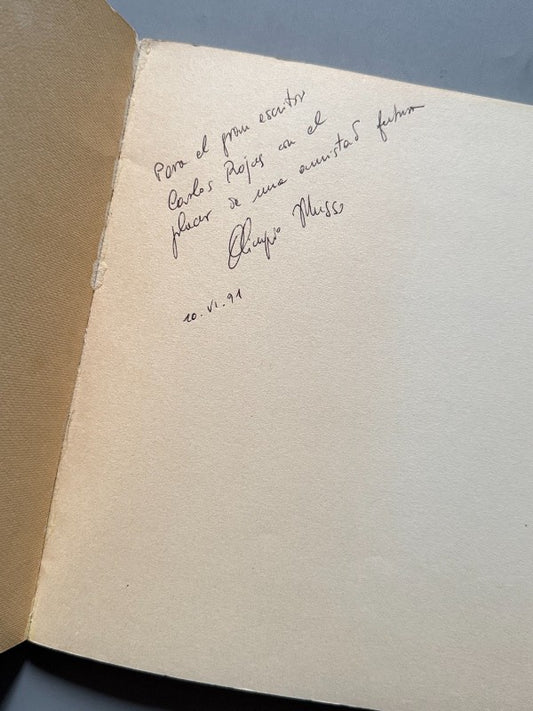 Antigone, Salvador Espriu (portada Subirachs - firma traductor) - Palermo, 1988