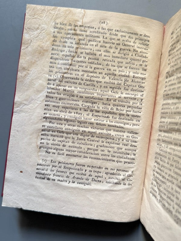 Vida y hechos de El Empecinado. Guerra de la Independencia Española - Madrid, 1814