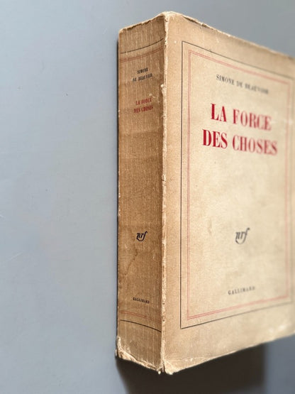 La force des choses, Simone de Beauvoir (1ª ed.) - Gallimard, 1963
