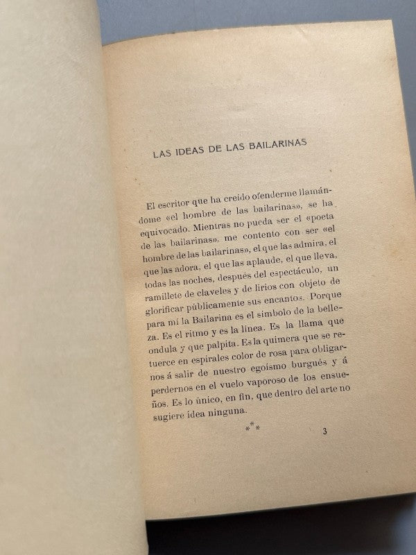 Bailarinas, E. Gómez Carrillo - B. Rodríguez Serra, ca. 1900
