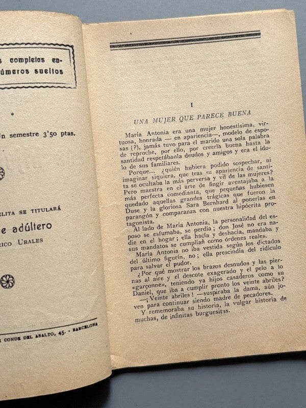 Los hijos del otro, Regina Opisso (La Novela Ideal nº110) - La Revista Blanca, años 20-30