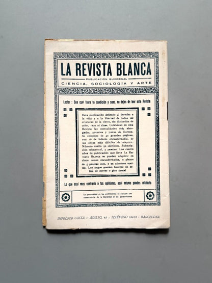 La víctima, Regina Opisso (La Novela Ideal nº146) - La Revista Blanca, años 20-30