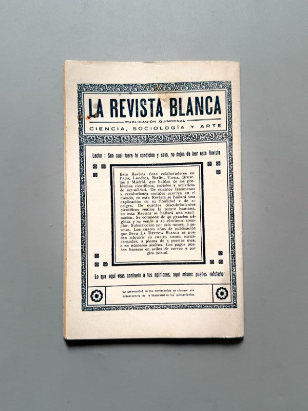 Pedro El "Justiciero", Regina Opisso (La Novela Ideal nº117) - La Revista Blanca, años 20-30