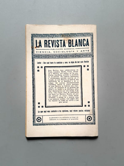 Pedro El "Justiciero", Regina Opisso (La Novela Ideal nº117) - La Revista Blanca, años 20-30