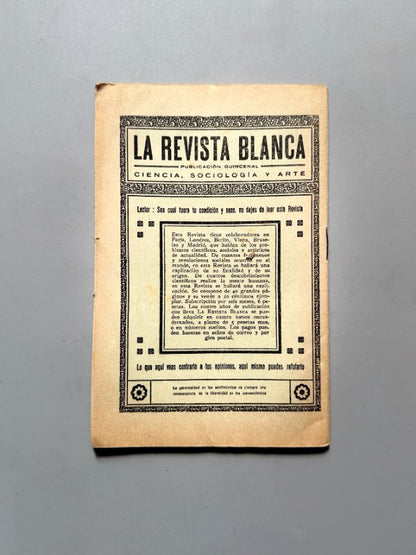 La pequeña hechicera, Ángela Graupera (La Novela Ideal nº113) - La Revista Blanca, años 20-30