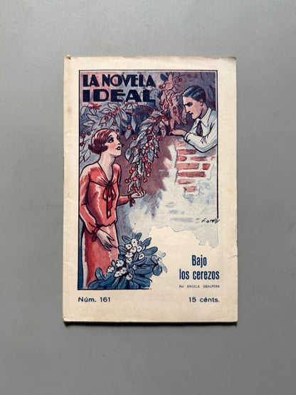 Bajo los cerezos, Ángela Graupera (La Novela Ideal nº161) - La Revista Blanca, años 20-30