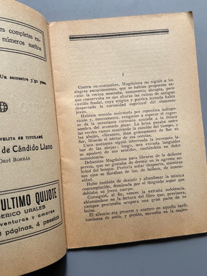 Como las abejas, Ángela Graupera (La Novela Ideal nº142) - La Revista Blanca, años 20-30
