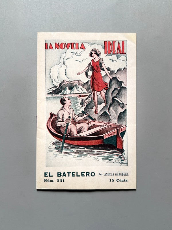 El batelero, Ángela Graupera (La Novela Ideal nº231) - La Revista Blanca, años 20-30