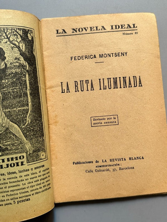 Nocturno de amor, Federica Montseny (La Novela Ideal nº89) - La Revista Blanca, 1931