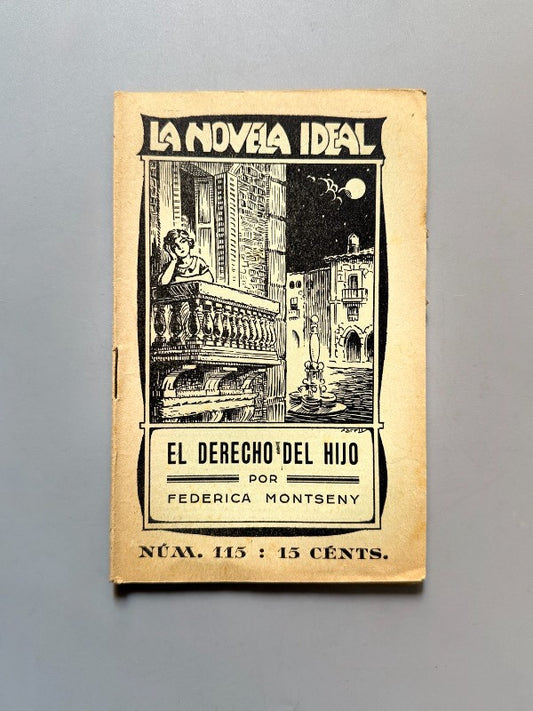 El derecho del hijo, Federica Montseny, La Novela Ideal nº115 - La Revista Blanca,  años 20-30