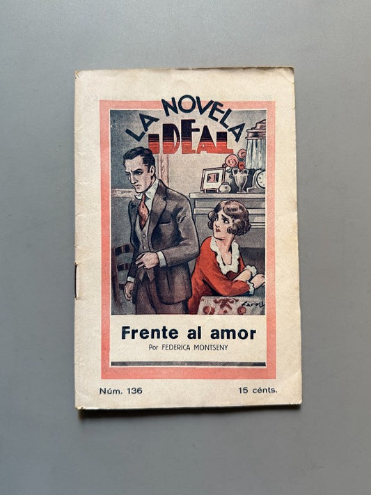 Frente al amor, Federica Montseny, La Novela Ideal nº136 - La Revista Blanca, años 20-30