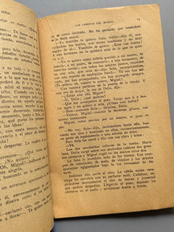 Los caminos del mundo, Federica Montseny, La Novela Ideal nº120 - La Revista Blanca, años 20-30