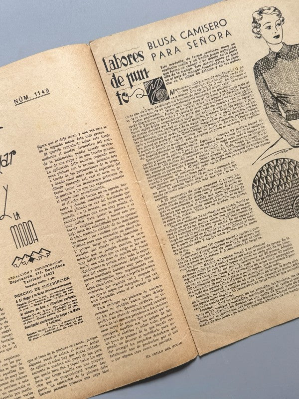 El Hogar y la Moda, nº1149 - Año XXIX, 1937