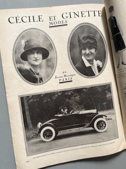 Femina. Revista de moda francesa - Editions Pierre Lafitte, agosto de 1926