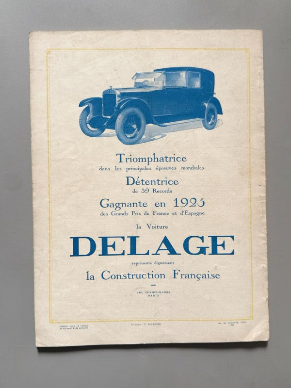 Femina. Revista de moda francesa - Editions Pierre Lafitte, agosto de 1926