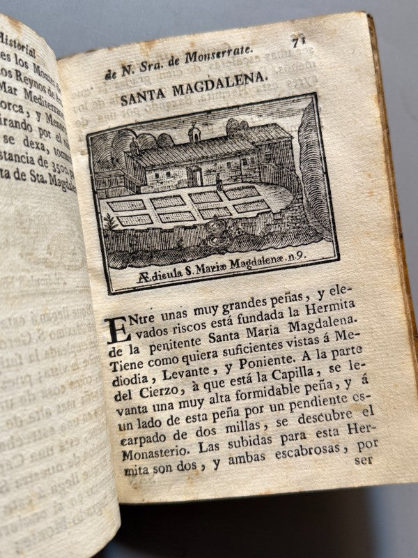 Compendio Historial Santuario Nuestra Señora de Monserrate - Manuel Texero, ca. 1790