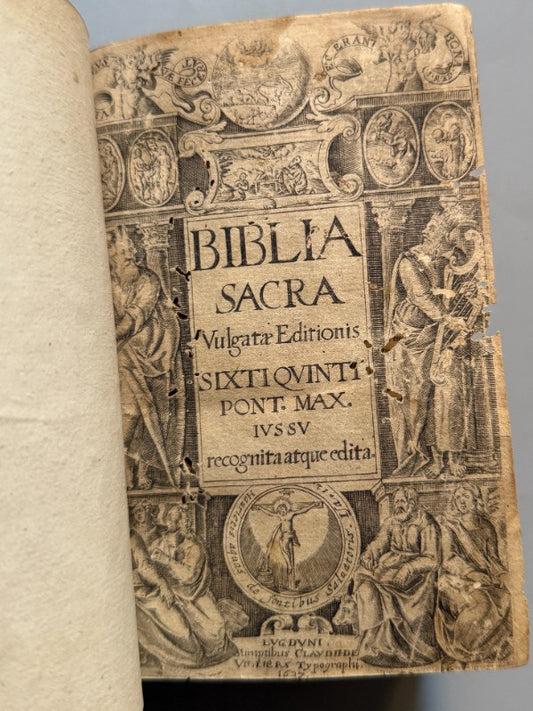 Biblia Sacra - Sumptibus Claudii de Villiers Typographi, 1637