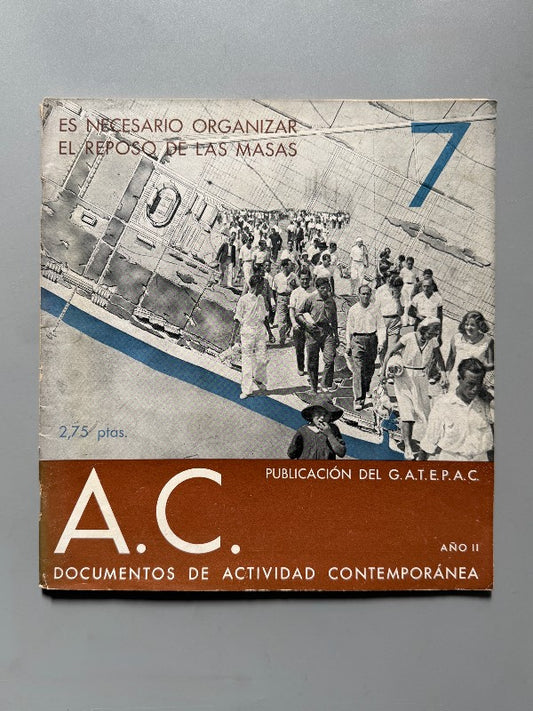 AC 7. Documentos de Actividad Contemporánea. Arquitectura - G.A.T.E.P.A.C., 1932